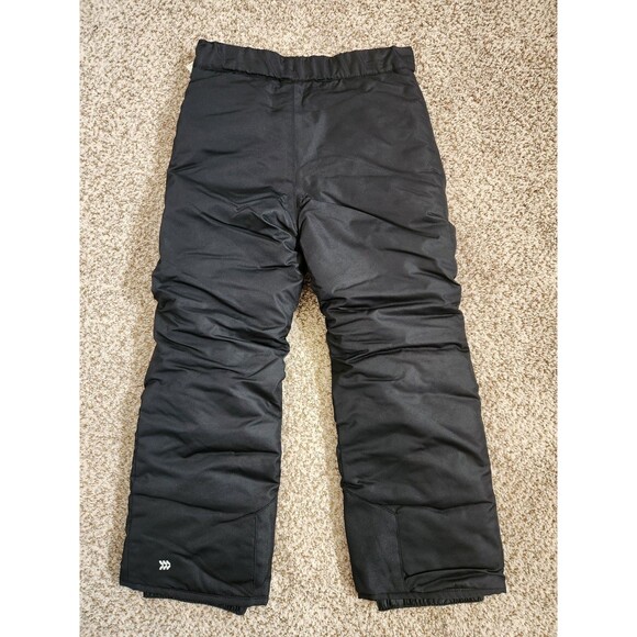ALL IN MOTION Kids Black Snow Waterproof Ski Pants Size M (8/10) *NWT* - Picture 2 of 5
